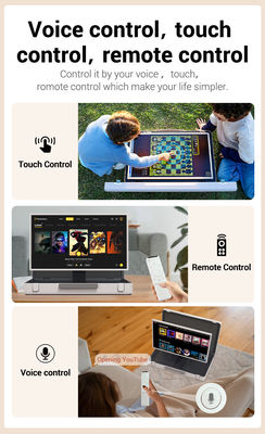 ELC PackGO Portable 27 Zoll Aktentasche Design Touchscreen Android System Smart TV Bildschirm für Camping