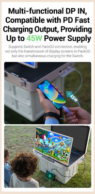 ELC PackGO Portable 27 Zoll Aktentasche Design Touchscreen Android System Smart TV Bildschirm für Camping