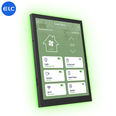Kostenloser POE-LCD-Touchscreen Android 13 Smart Home-Produkte mit LED-Lichtleiste