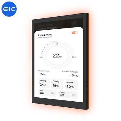 RJ45 mit POE Smart Home Tablet 10-Punkte-kapazitiver Touchpanel mit Zigbee-Matter