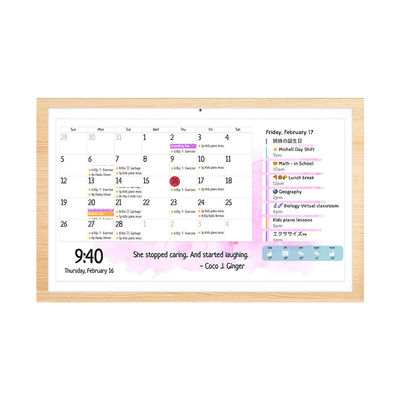 Wandmontierte RK3588S2 Ultra-Narrow Frame Mu-MIMO In WiFi 6E Tablet Android 13 Timing Tablet für Kalender