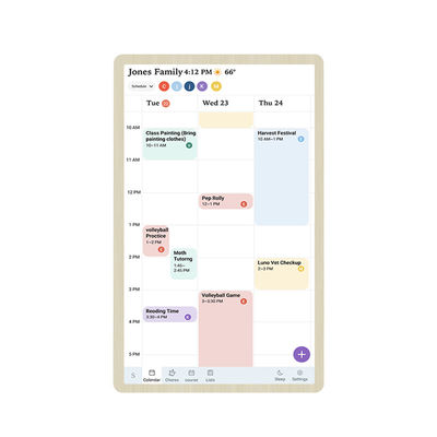 Online-Monatsplaner Digitaler Wandkalender für eine optimierte Familienplanung