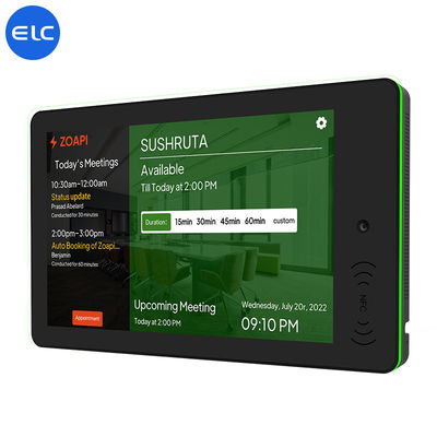 RK3568 Wandmontage Digitale Beschilderung Android 12 Touchscreen Indoor POE NFC LED Licht für Meetings