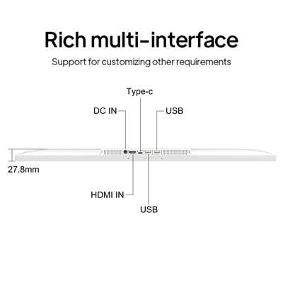 OEM/ODM Anpassung RK3588S2/RK3588 Android 13 24 Zoll Fußboden stehende digitale Schildschirme Küche Display System Restaurant