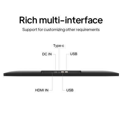 ELC SW2495T 24 Zoll 1920*1080 250cdm2 10-Punkte-in-Cell-Touch-Vertikal-Digital-Signage-Display Laptops Pos Tablet Verkaufskioske