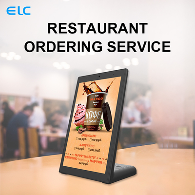 Android Kundenfeedback Beschilderung Android 10.0 Digital Signage L-Form Restaurant Tablets 10 Zoll Menü-Tablet Menübildschirm Restaurantmenü