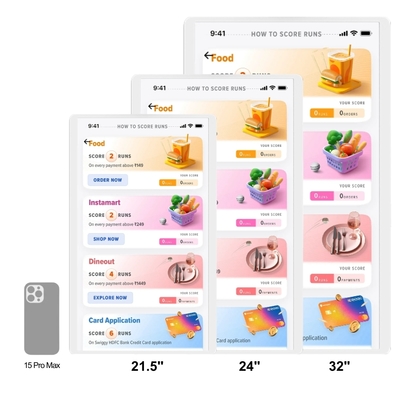 Küchenbildschirm Kds-System NFC Pos-System Küchenorderbildschirm Monitor Android 13 ELed Menüverwaltung Bildschirm KDS