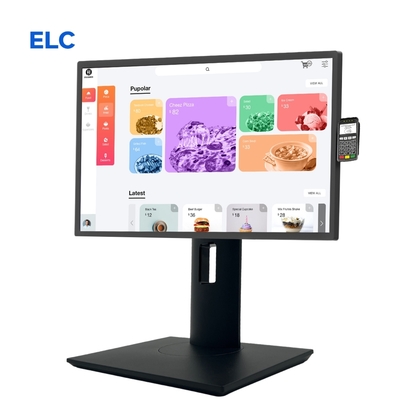 Touchscreen-Restaurant-Pos-System-Kiosk 24 Zoll Desktop-Tablet Tragbarer Monitor Bildschirm Smart Android 13 TV Display Tablette PC
