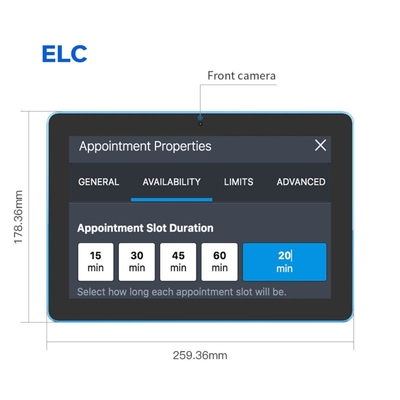 10.1-Zoll-Android-Tablett für Besprechungsräume mit POE und LED-Lichtleiste