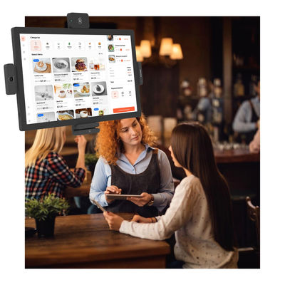 21,5" Touchscreen Android Tablet RK3576 für Restaurant Point of Sale Backorder Kiosk Selbstbedienungs-Bestellmaschine