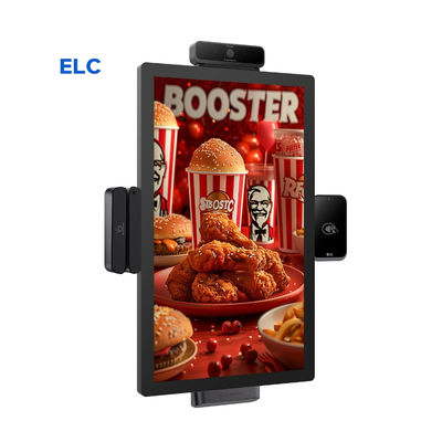15 Zoll Selbstbedienungs-Bestellmaschine Metall Digital Signage Restaurant Tablet Bestellkiosk Küchenanzeige