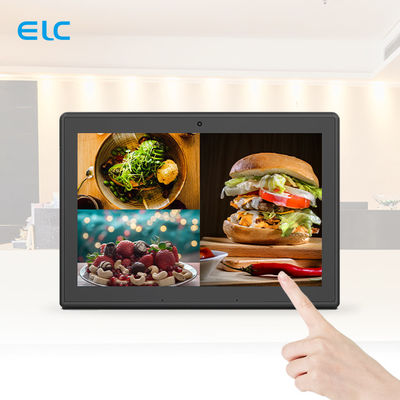 Restaurant des Kundenfeedback-RK3399, das POE NFC-Tischplattentablet L Form bestellt