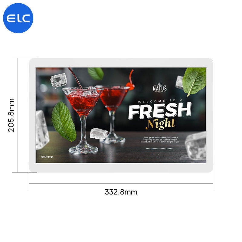 RK3588 Touch Screen schmaler Zoll Android 11 kapazitiver digitaler Beschilderung der Einfassungs-14