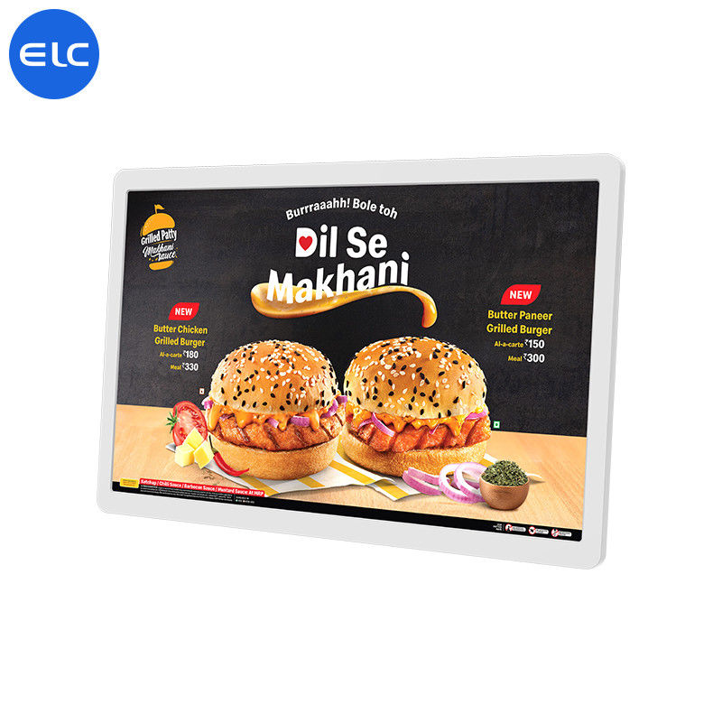 Elegante dünne Werbung 16 Zoll-Wand-Berg-digitale Beschilderung 4+32gb Android 12