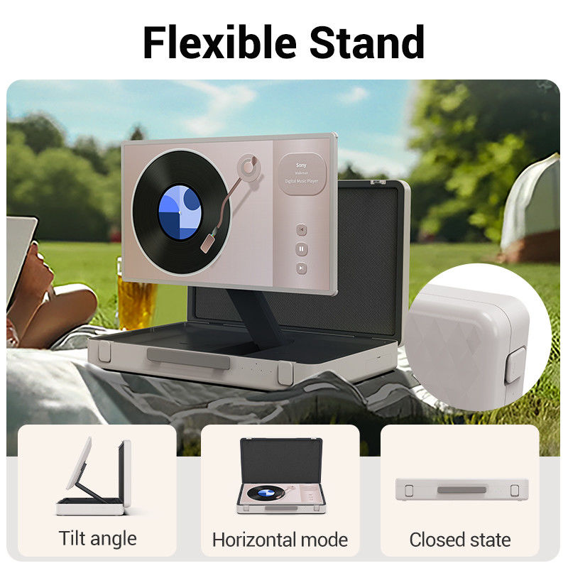 ELC PackGo Smart TV Wifi Bluetooth 5.2 Smart TV Portable mit zwei Lautsprechern Android Tablet