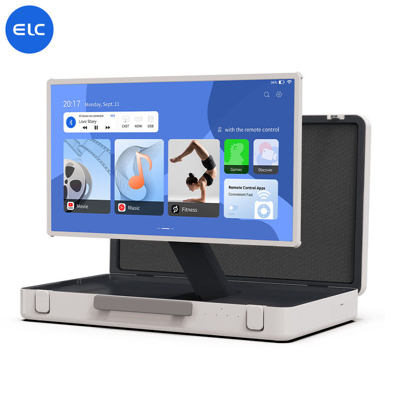 27 Zoll Portable Outdoor ELC PackGo Bewegliche Smart TV Player Touchscreen Fernseher