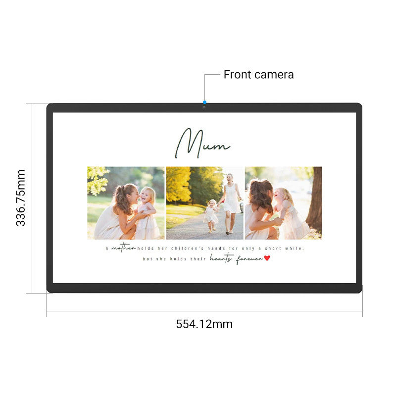 24' High Performance Tablet Tablet mit ultra-schlankem Standard WiFi 6 mit Mu-MIMO für Kalenderplan Anzeige