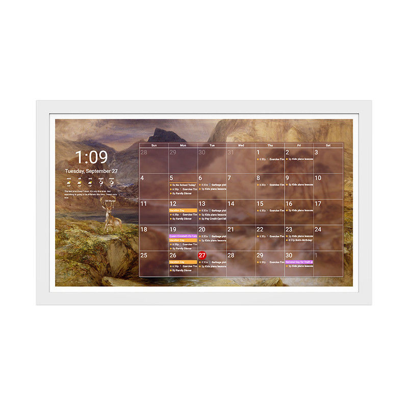 32' OEM Tablet 4GB RAM WiFi 6 Ultra-Schmalrahmen RK3588S2 Octa Core Timing Tablet für das Smart Home Digitale Kalender
