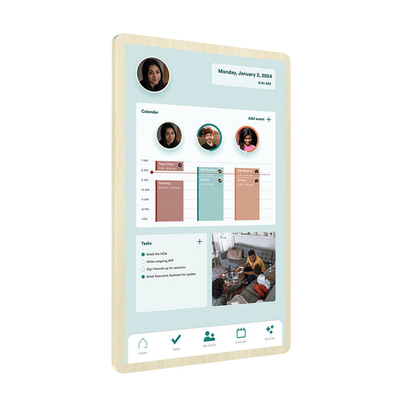 21 Zoll Incell Android14 Digitaler Wandkalender Kostenlose Software Berührungsschirm Smart Kalender Wandbildschirm für Familie