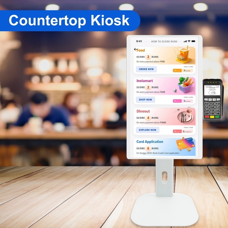 Küchen-Display-Bildschirme Computer POS-Terminal Wasserdichtes und Ölbeständiges Display für KDS-Restaurant