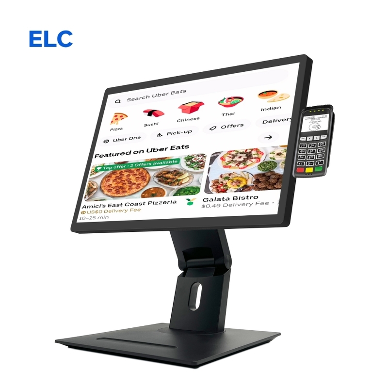 21,5" Android 11 Digital Signage Touchscreen mit RK3568 2+16GB USB RJ45 WiFi Kds Pos Küchen-Display Kds Bildschirm mit Standfuß