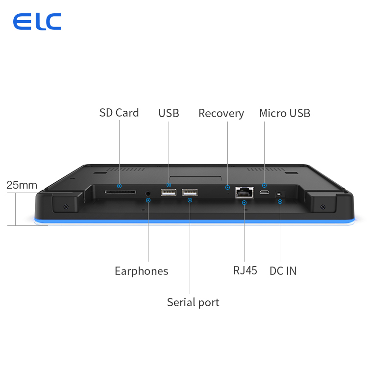 10.1-Zoll-Android-Tablett für Besprechungsräume mit POE und LED-Lichtleiste