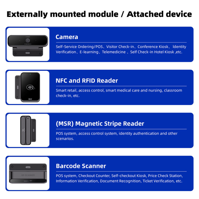15 Zoll Selbstbedienungs-Bestellmaschine Metall Digital Signage Restaurant Tablet Bestellkiosk Küchenanzeige
