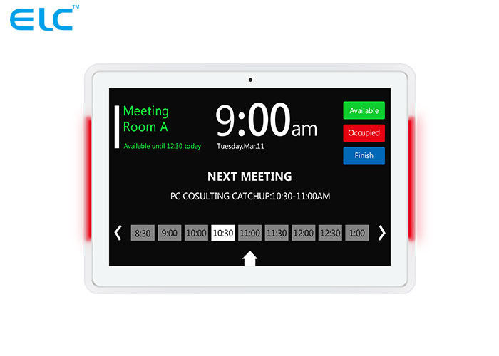 Android-Konferenzzimmer-digitale Beschilderung mit Lichtstrahlen NFC/RFID Muilt-Farbeled