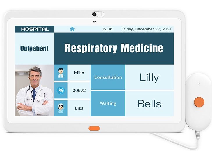1920x1080 250cdm2 medizinischer Knopf des Android - Tablet-Wand-Berg-geduldigen Anruf-PAS