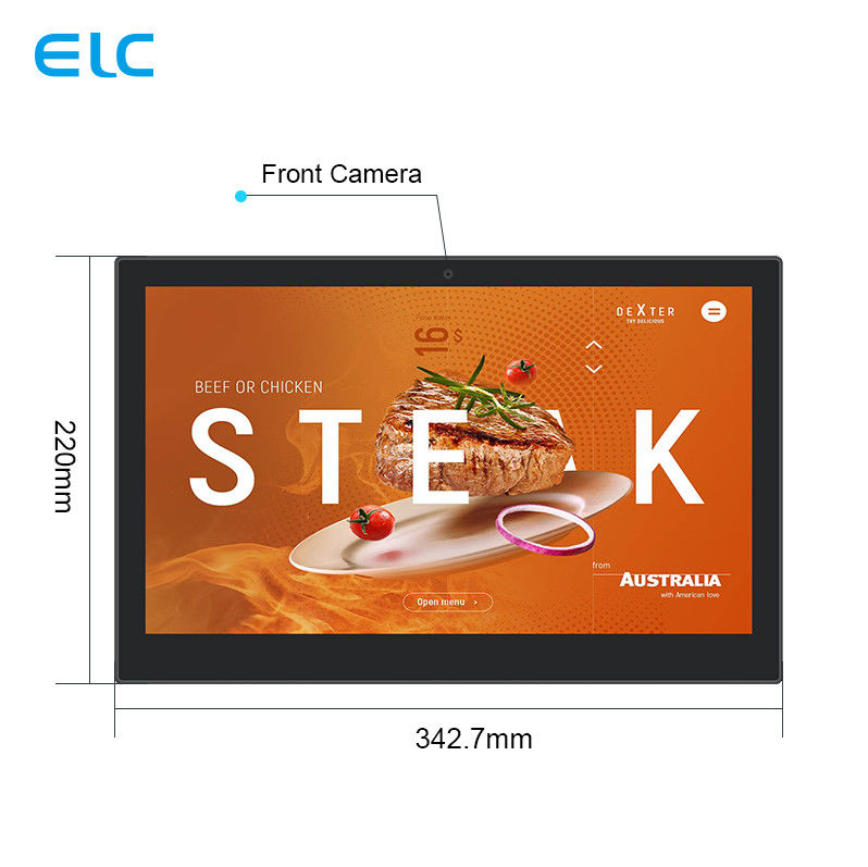 Restaurant-Menü-Tablet Android POE VESA WIFI 250cd/m2 Digital