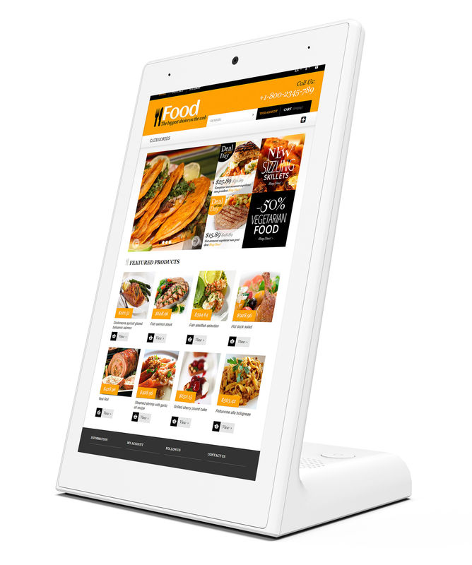 8 Viererkabel-Kern-Tablet-Tischplattendigitale beschilderung Zoll-vertikales Androids 8,1