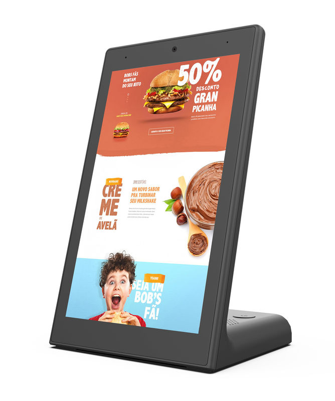 Kundenfeedback-Restaurant-Einrichtungstablet L NFC-RK3399 formen 8 Zoll LCD-Platte