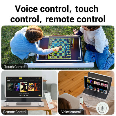 ELC PackGo 27 Zoll Touchscreen Smart TV Portable Aktentasche Smart TV Tablet Außenbereich
