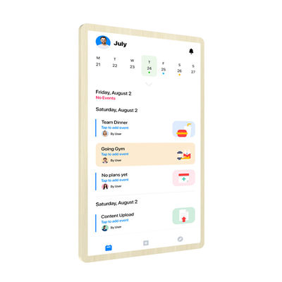 ELC Neues Design Kalender Checkliste Anzeige RK3576 Android 13 Smart Touchscreen Kalender Smart Kalender Familie