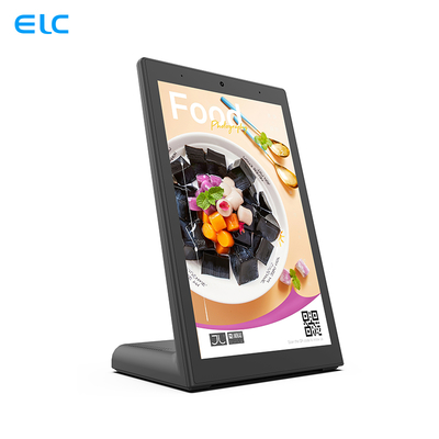 L-förmiger Android-Touchscreen 10.1' RK3568 Quad-Core Cortex A55 Vertikale digitale Beschilderung für Menübildschirm von Restaurants
