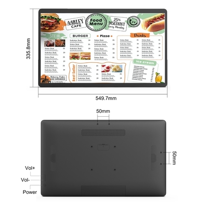 Led-Menü-Schalter Anzeige Restaurant-Bestellsystem Kassenkasse Pos Kassierer-Maschine Abrechnungsmaschine Interaktiver Bildschirm