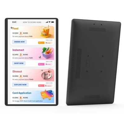 Touchscreen-Restaurant-Pos-System-Kiosk 24 Zoll Desktop-Tablet Tragbarer Monitor Bildschirm Smart Android 13 TV Display Tablette PC