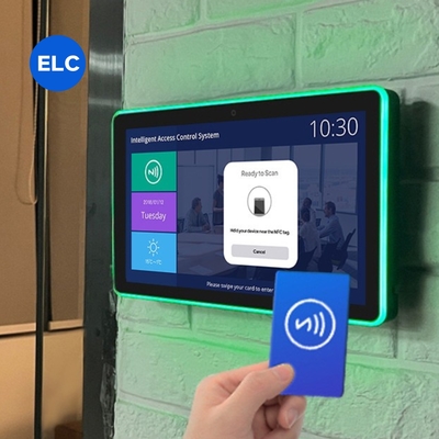 Android 11 Touchscreen Digital Signage Meetingroom Display Tablet mit NFC LED Lichtleiste